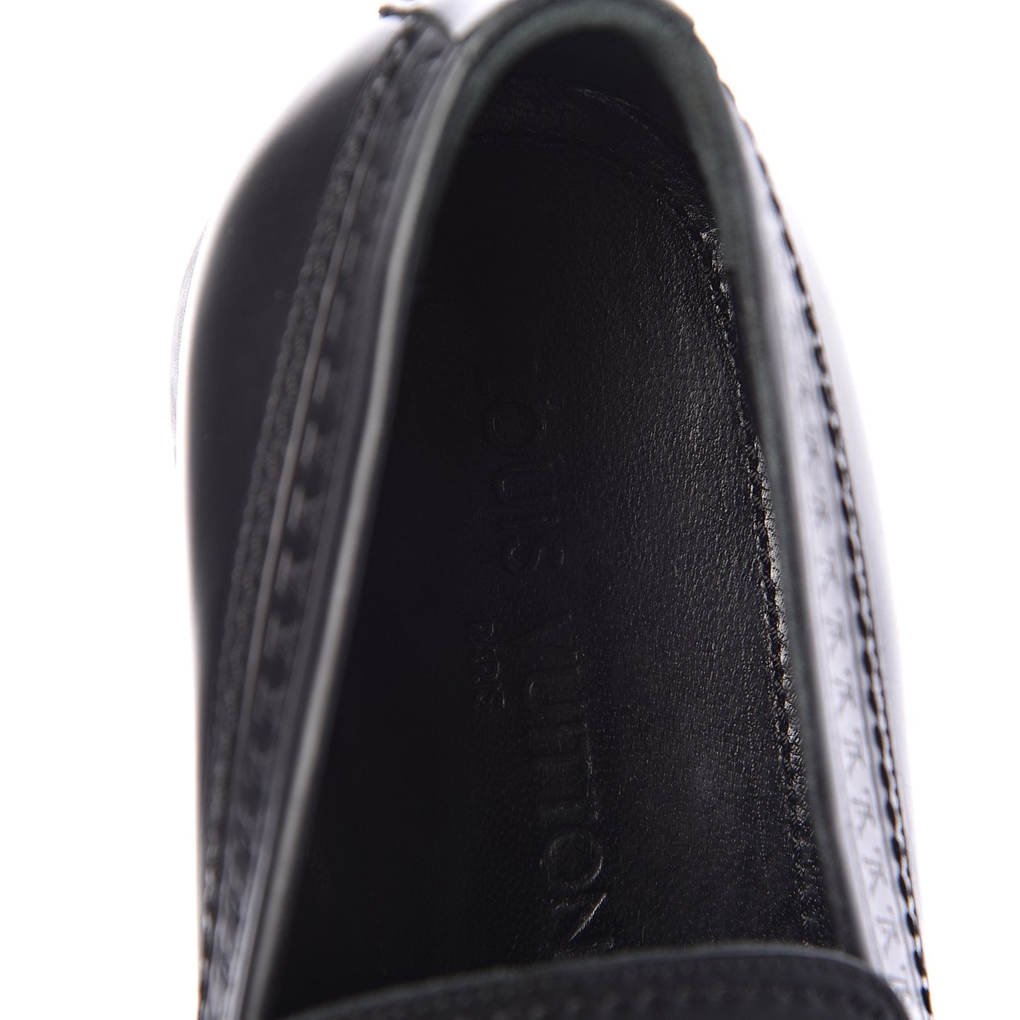 Calfskin Mens Loafers 7 Black
