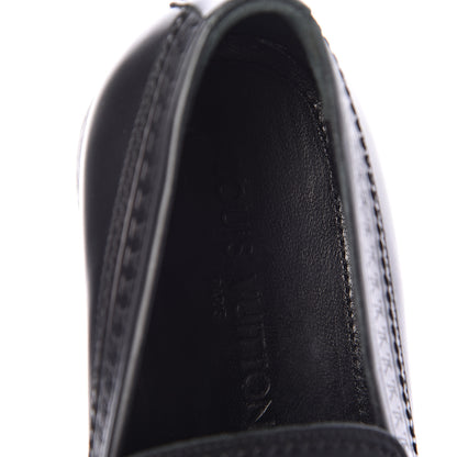 Louis Vuitton Calfskin Mens Loafers 7 Black 10 of 11