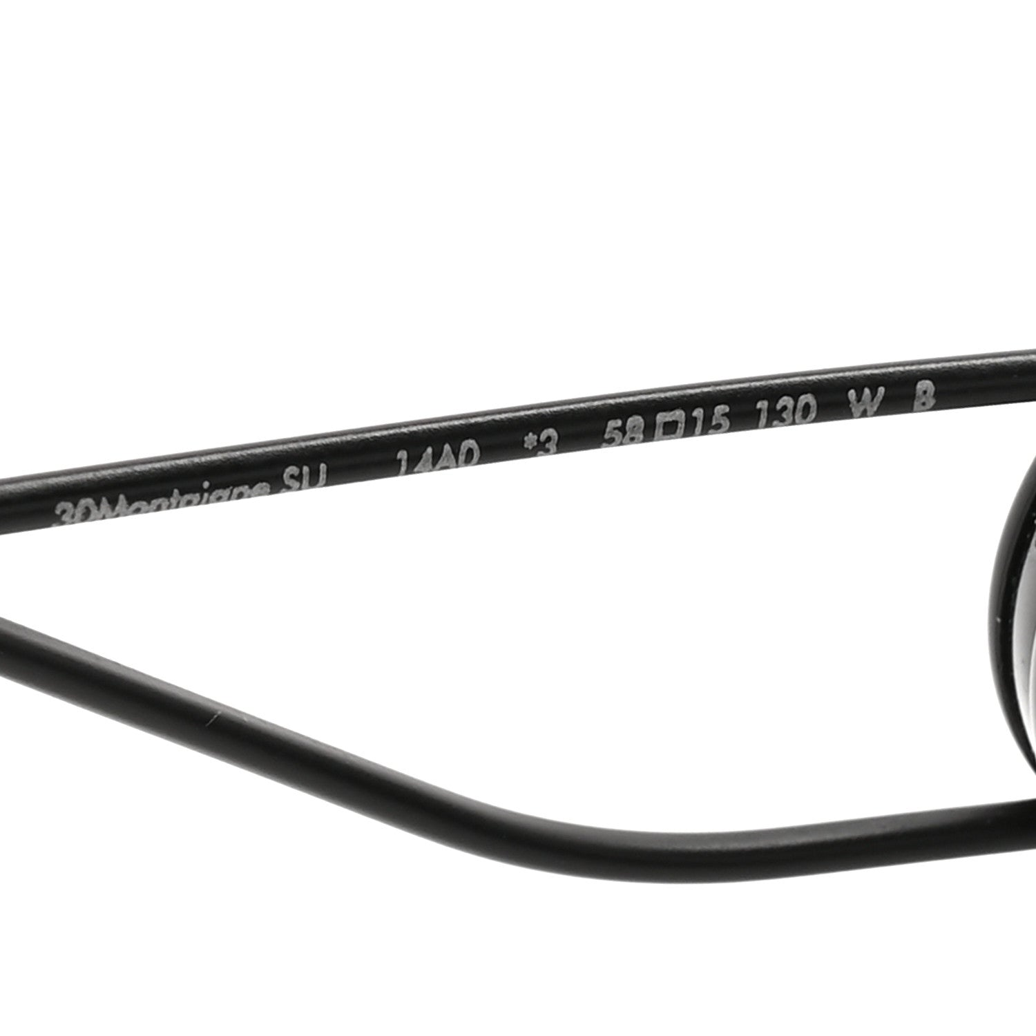 Christian Dior Acetate Monochrome Square 30 Montaigne SU Sunglasses Black Black 5 of 9