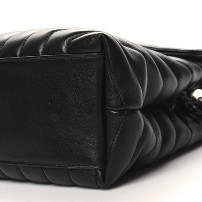 Saint Laurent Calfskin Y Quilted Monogram Medium Loulou Chain Satchel Black 10 of 10