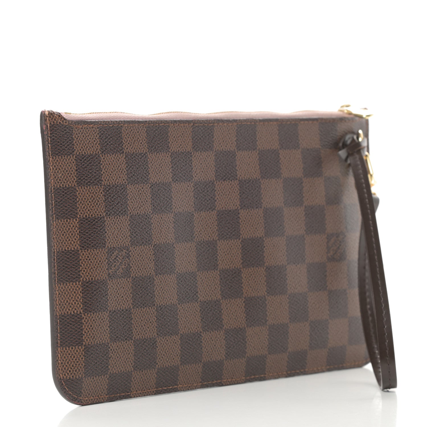 Louis Vuitton Damier Ebene Neverfull MM GM Pochette Rose Ballerine 3 of 16