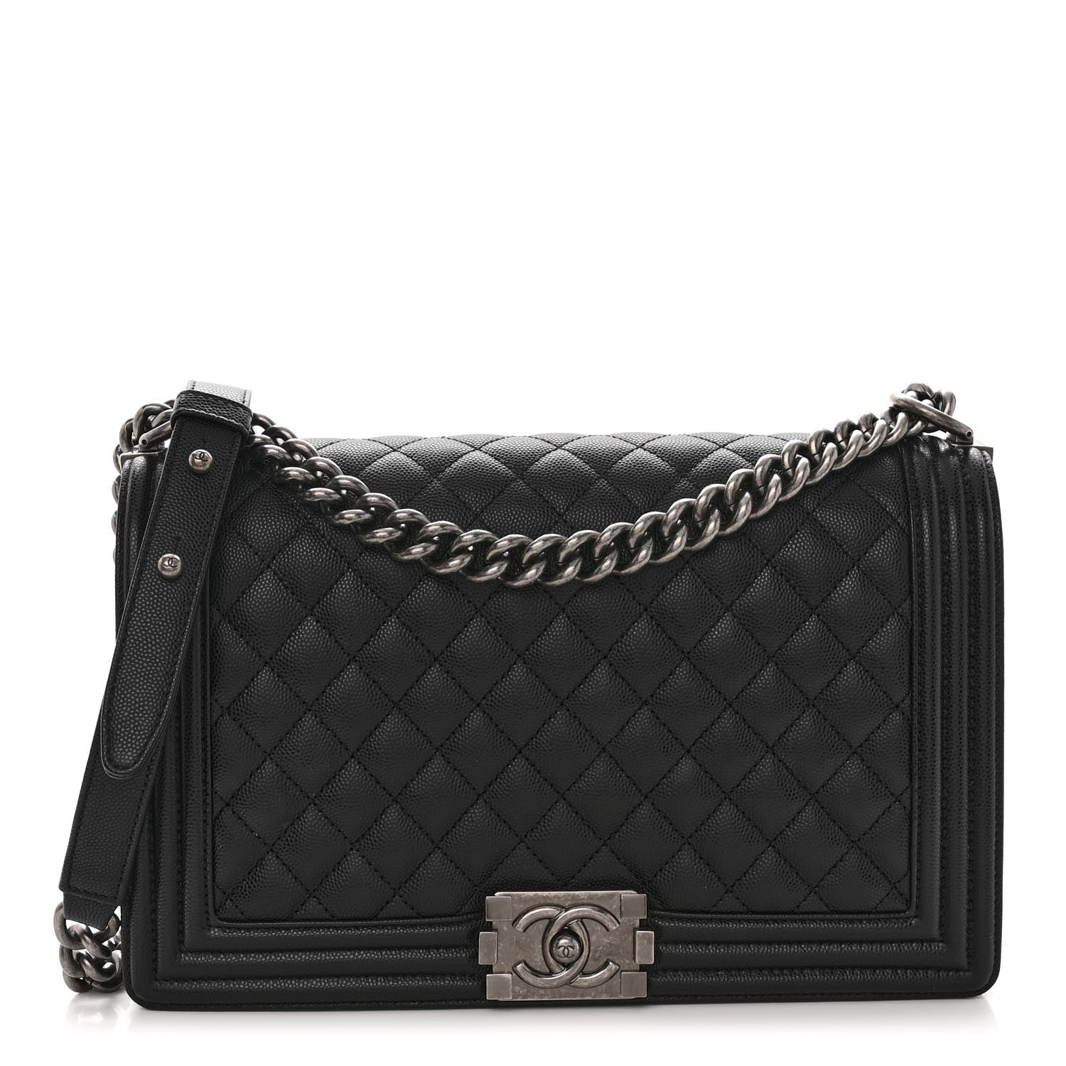 Chanel Caviar Quilted New Medium Boy Flap Black 1 of 9