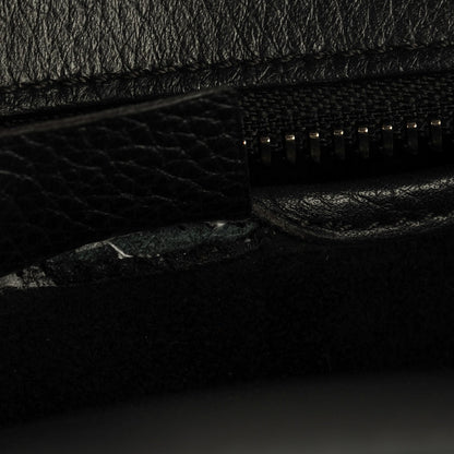 Celine Drummed Calfskin Nano Luggage Black 7 of 7