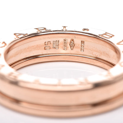 Bulgari 18K Rose Gold B.Zero1 One-Band Ring 50 5.25 5 of 5