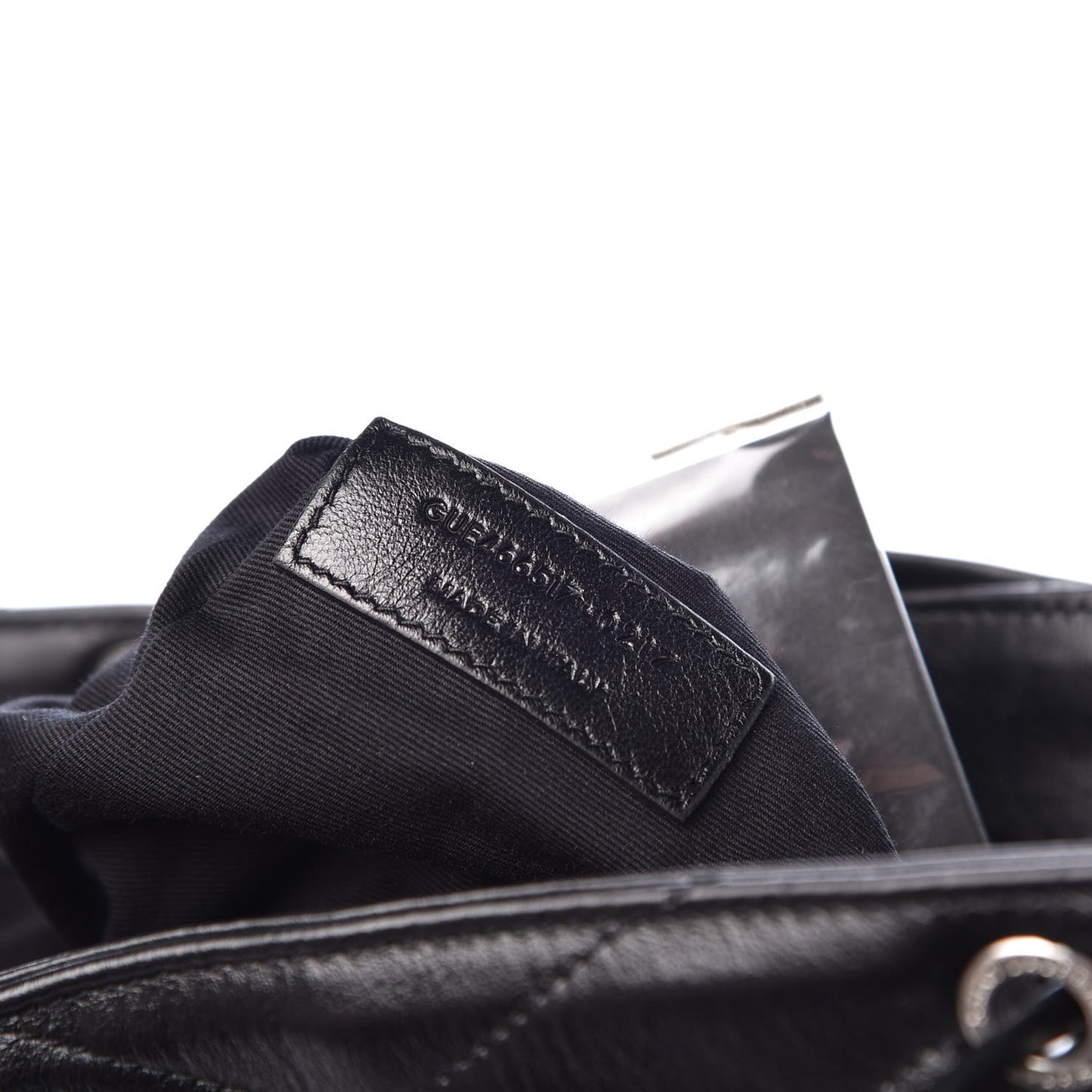 Calfskin Y Quilted Monogram Medium Loulou Backpack Black