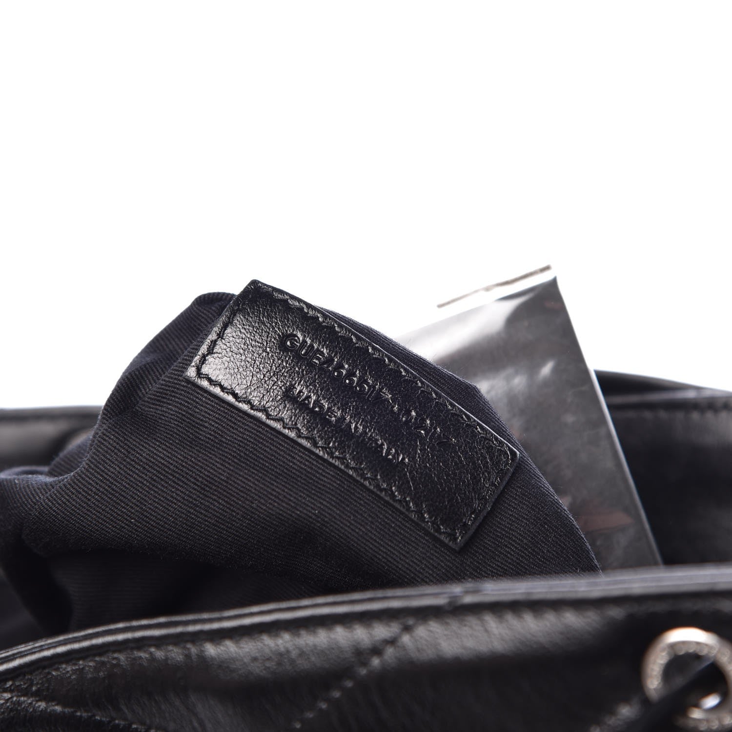 Saint Laurent Calfskin Y Quilted Monogram Medium Loulou Backpack Black 7 of 9