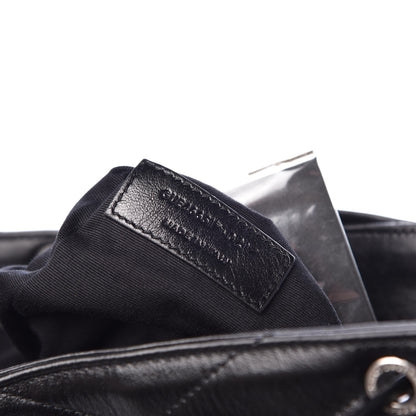 Saint Laurent Calfskin Y Quilted Monogram Medium Loulou Backpack Black 7 of 9