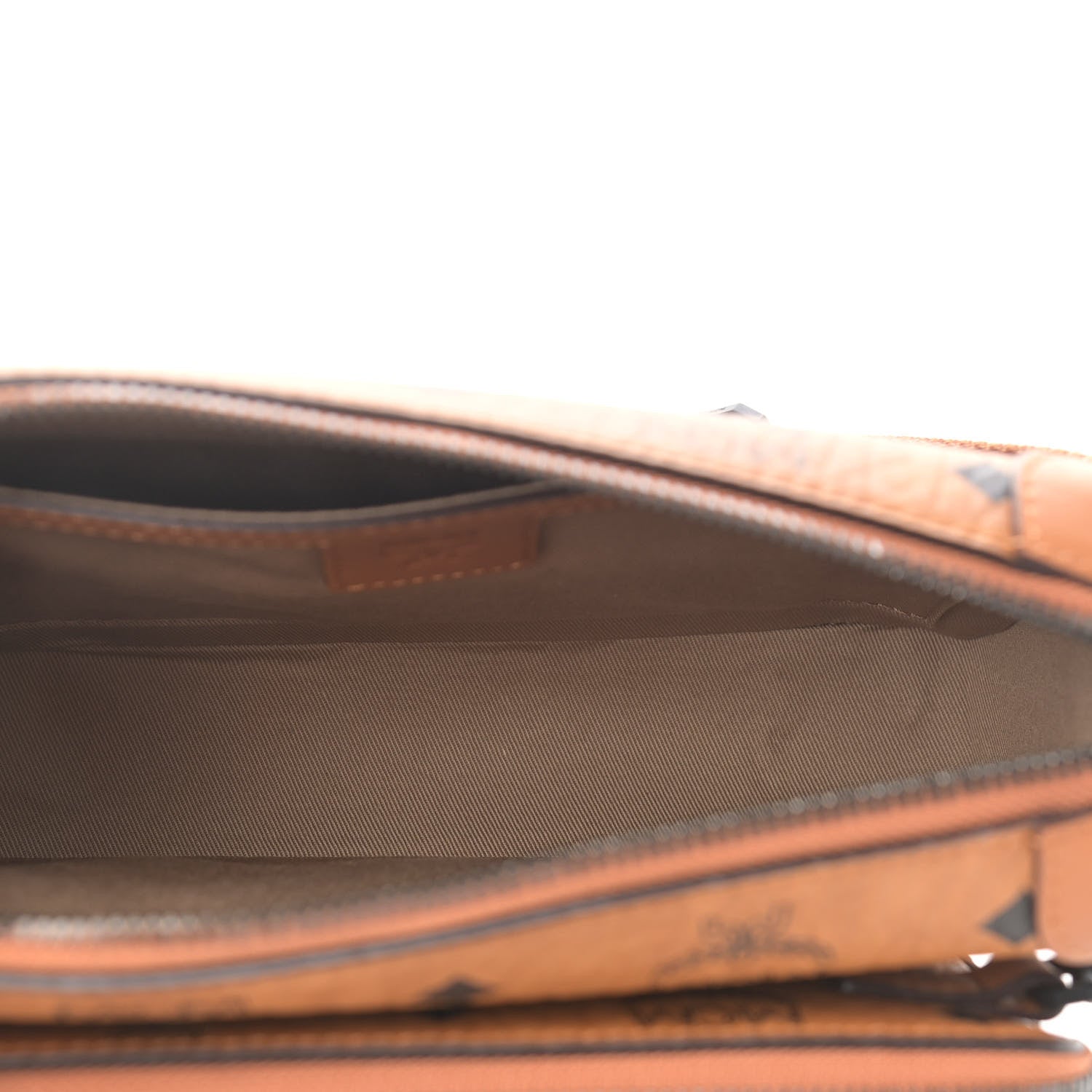 MCM Visetos Soft Berlin Multifunction Crossbody Cognac 5 of 9