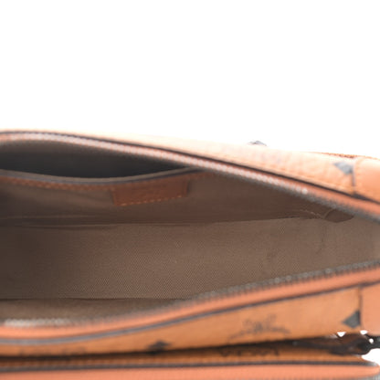 MCM Visetos Soft Berlin Multifunction Crossbody Cognac 5 of 9