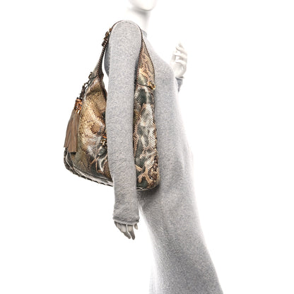 Gucci Snakeskin Large Jackie Shoulder Bag Multicolor 2 of 10
