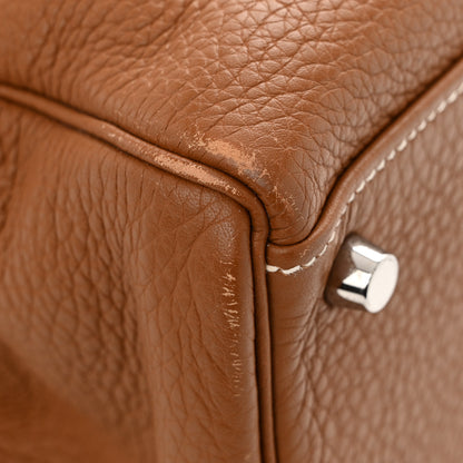 Hermes Taurillon Clemence Kelly Retourne 35 Gold 14 of 19
