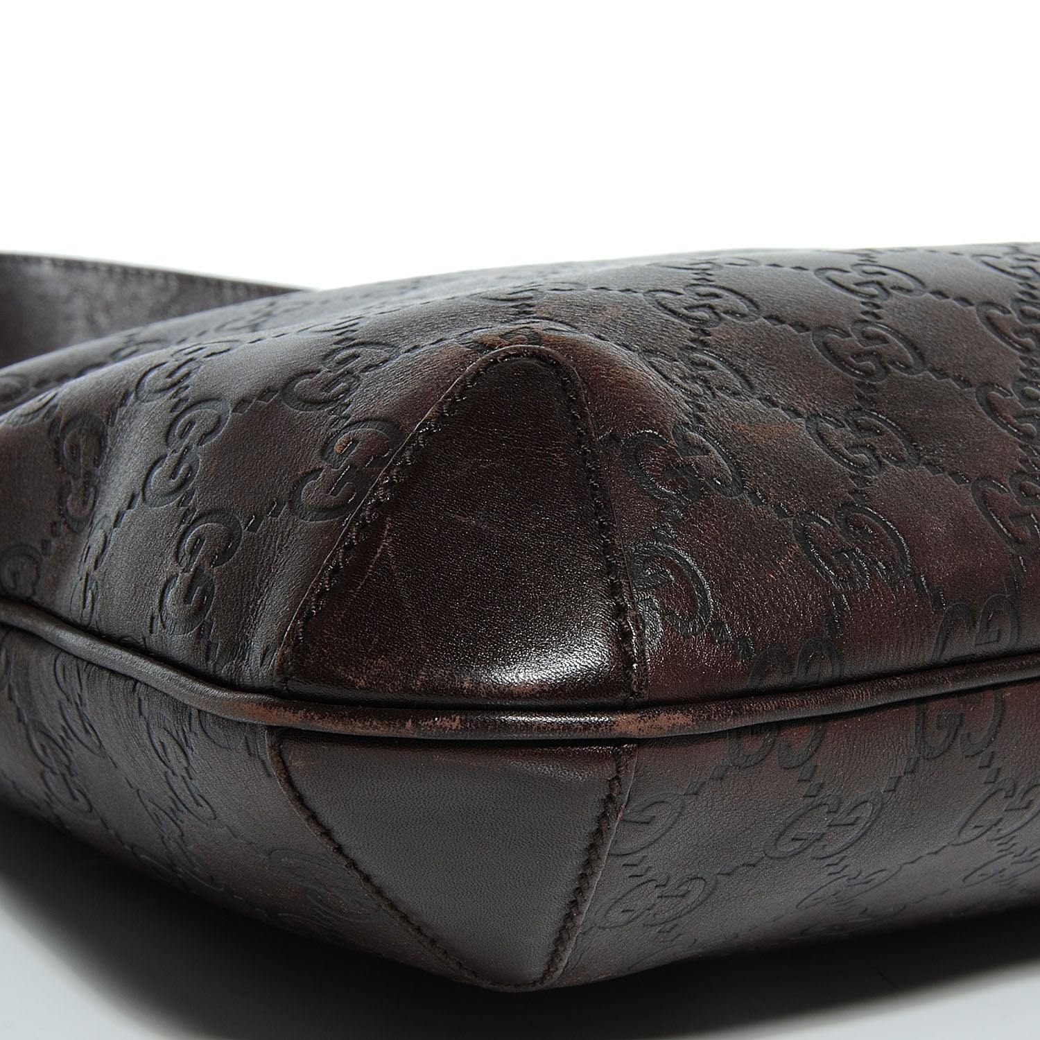 Gucci Guccissima Creole Hobo Chocolate 5 of 9