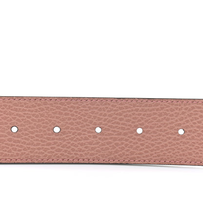 Gucci Calfskin 1973 Reversible Belt 80 32 Black Pink 7 of 8