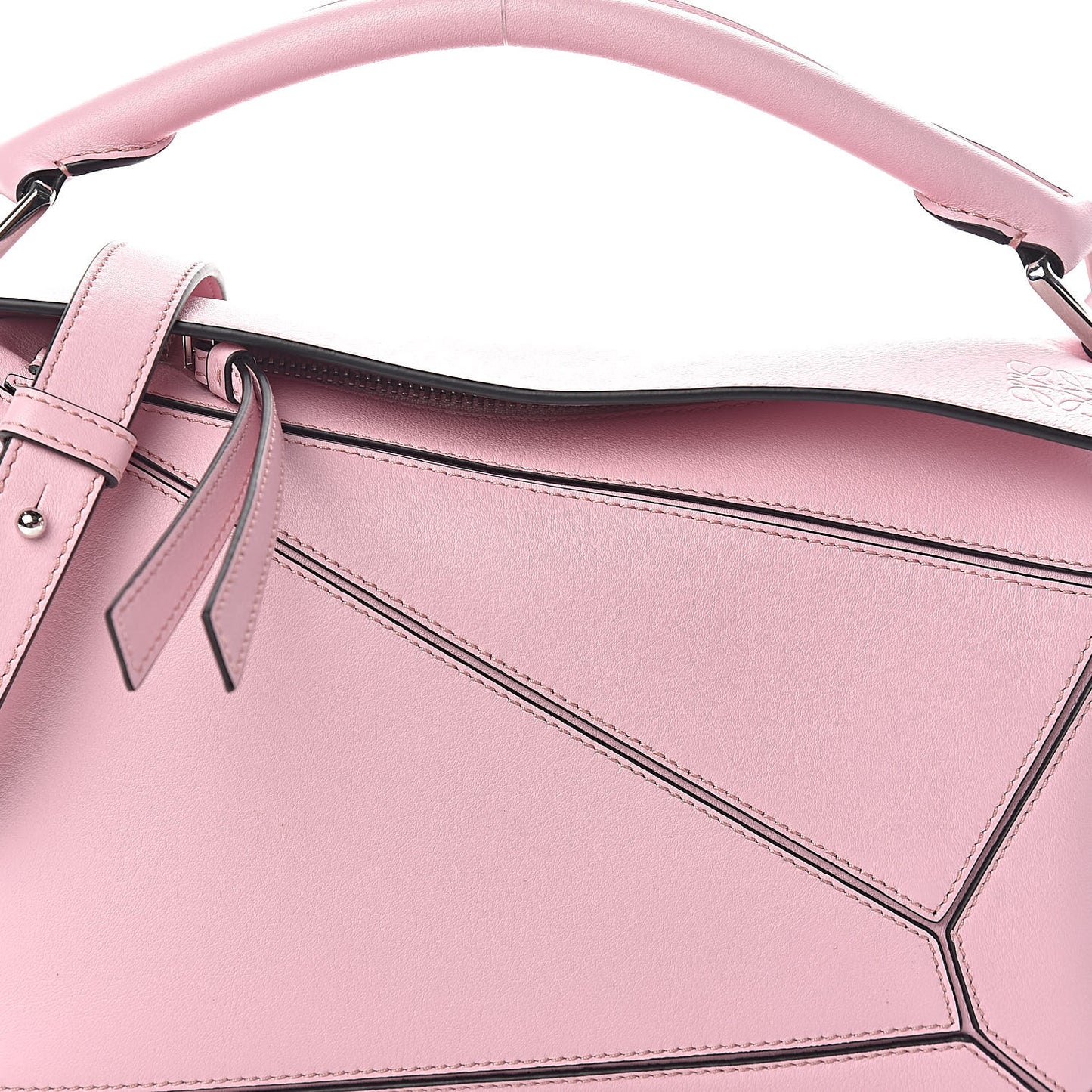 Calfskin Small Puzzle Bag Pastel Pink