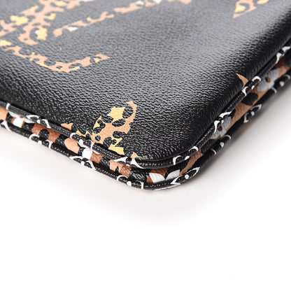 Louis Vuitton Monogram Giant Jungle Pochette Double Zip Black 9 of 10