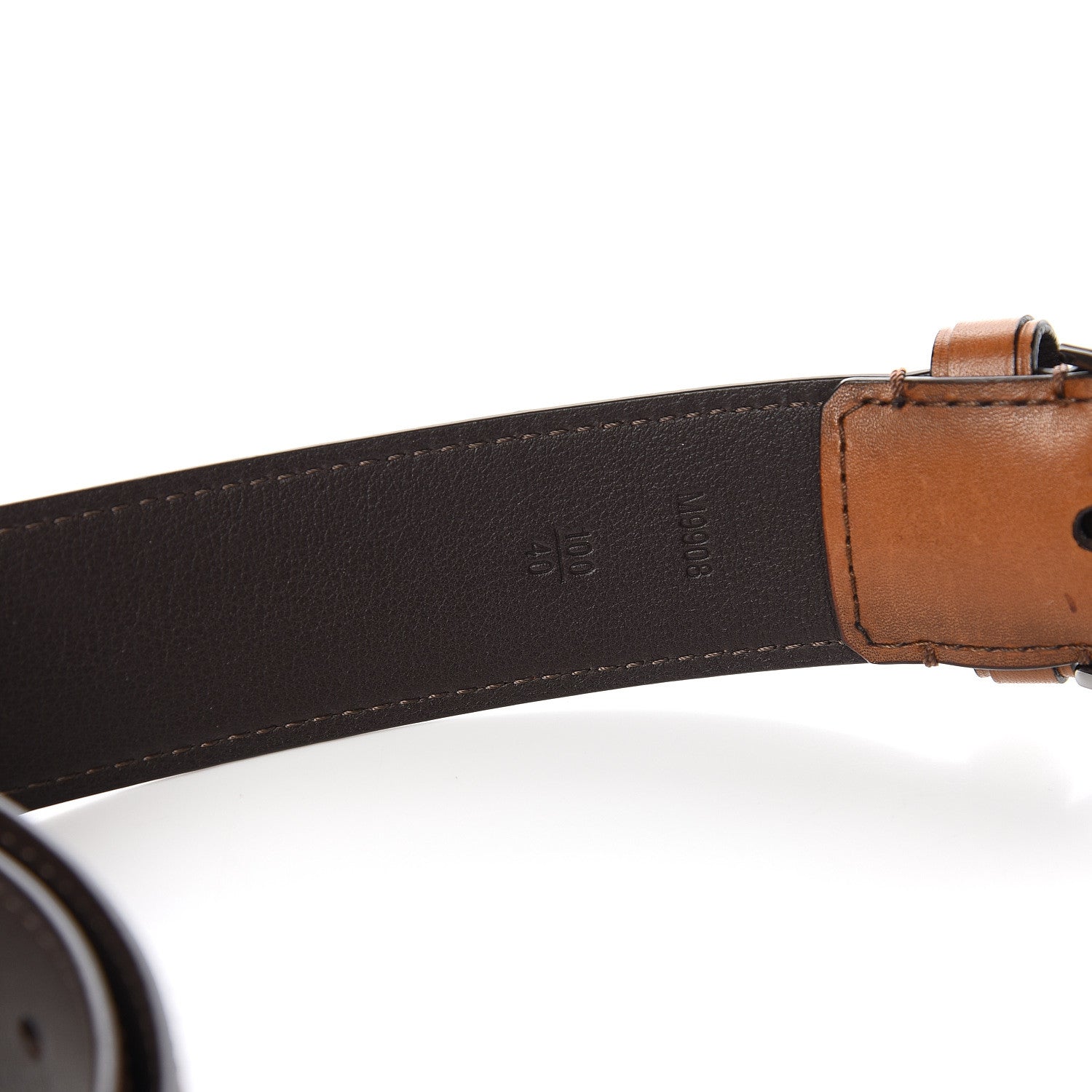 Louis Vuitton Calfskin Legacy Belt 100 40 Cognac 7 of 7