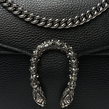 Gucci Pebbled Calfskin Small Dionysus Shoulder Bag Black 8 of 10