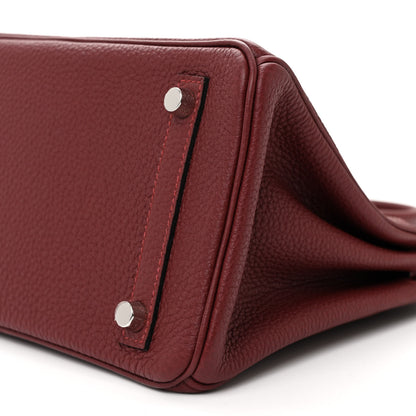 Hermes Togo Birkin 25 Rouge H 10 of 12
