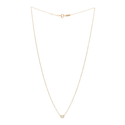 Tiffany 18K Yellow Gold Diamond .20ct Elsa Peretti Diamonds by the Yard Pendant Necklace 3 of 5