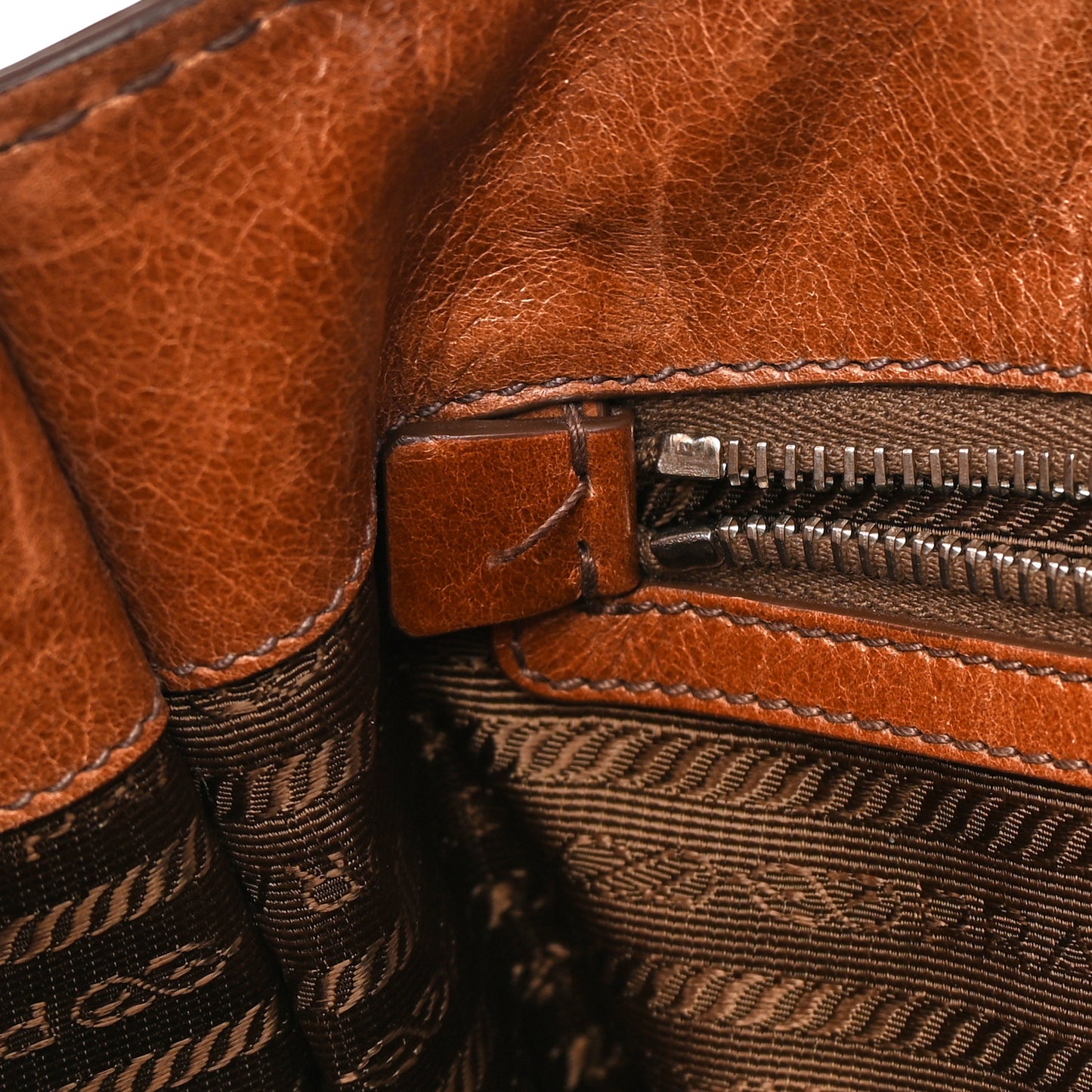 Vitello Shine Tote Palissandro
