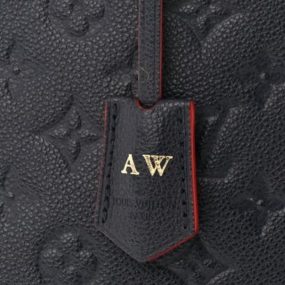 Louis Vuitton Empreinte Montaigne GM Marine Rouge 9 of 11
