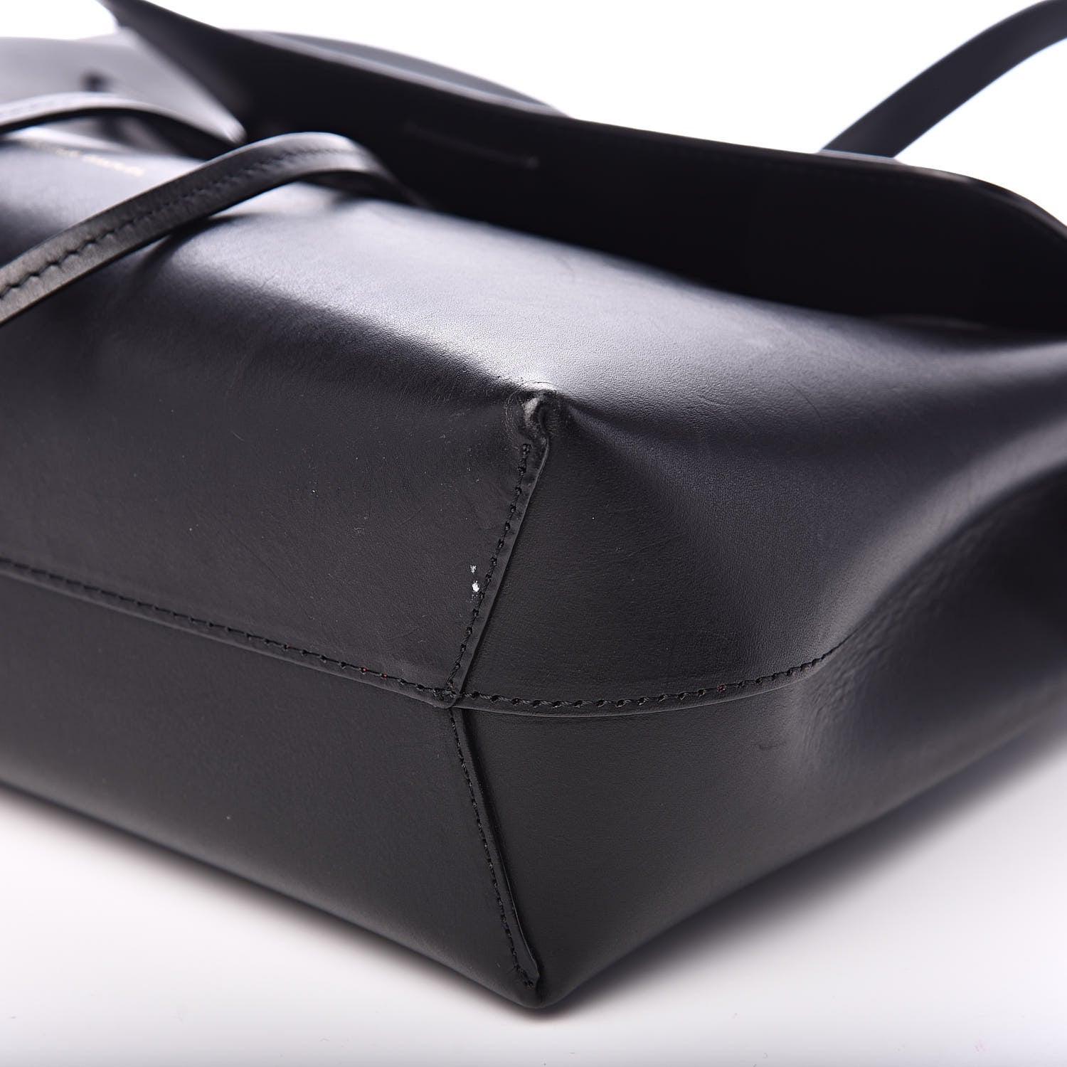 Mansur Gavriel Calfskin Mini Lady Bag Black Flamma 8 of 14