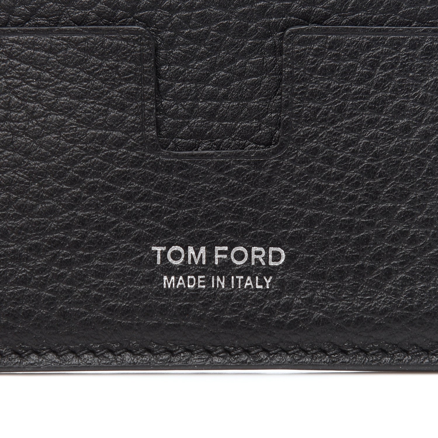 Tom Ford Grained Calfskin Card Holder Black 6 of 6