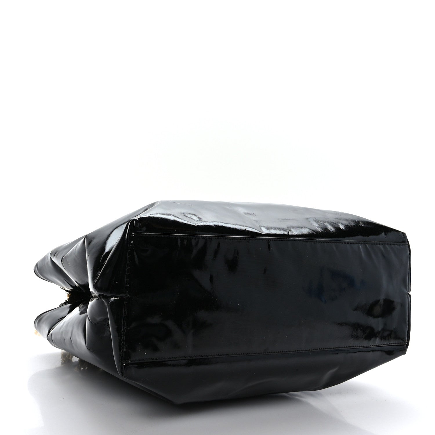 Chanel Patent CC Shoulder Bag Black 4 of 12
