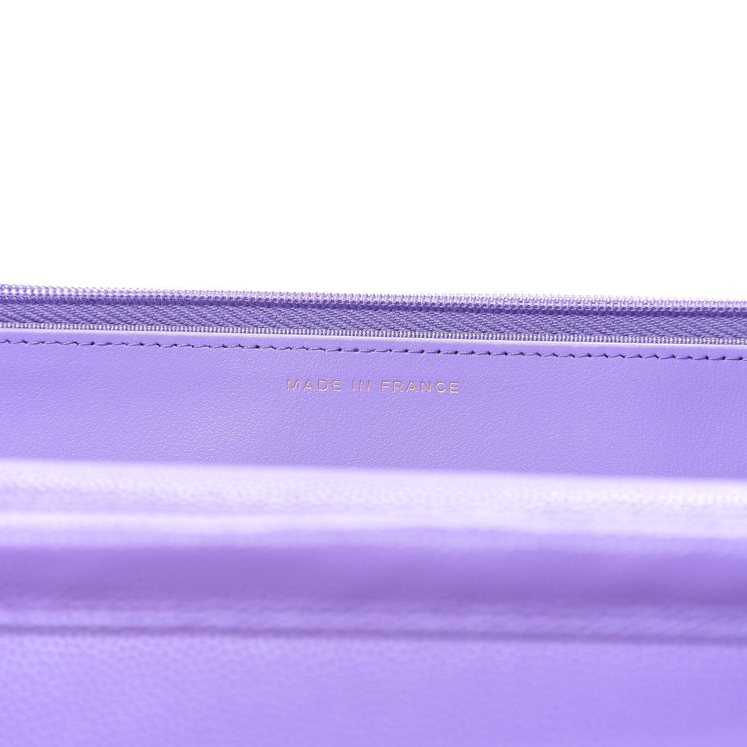 Chanel Caviar Quilted Wallet On Chain WOC Purple 6 of 10