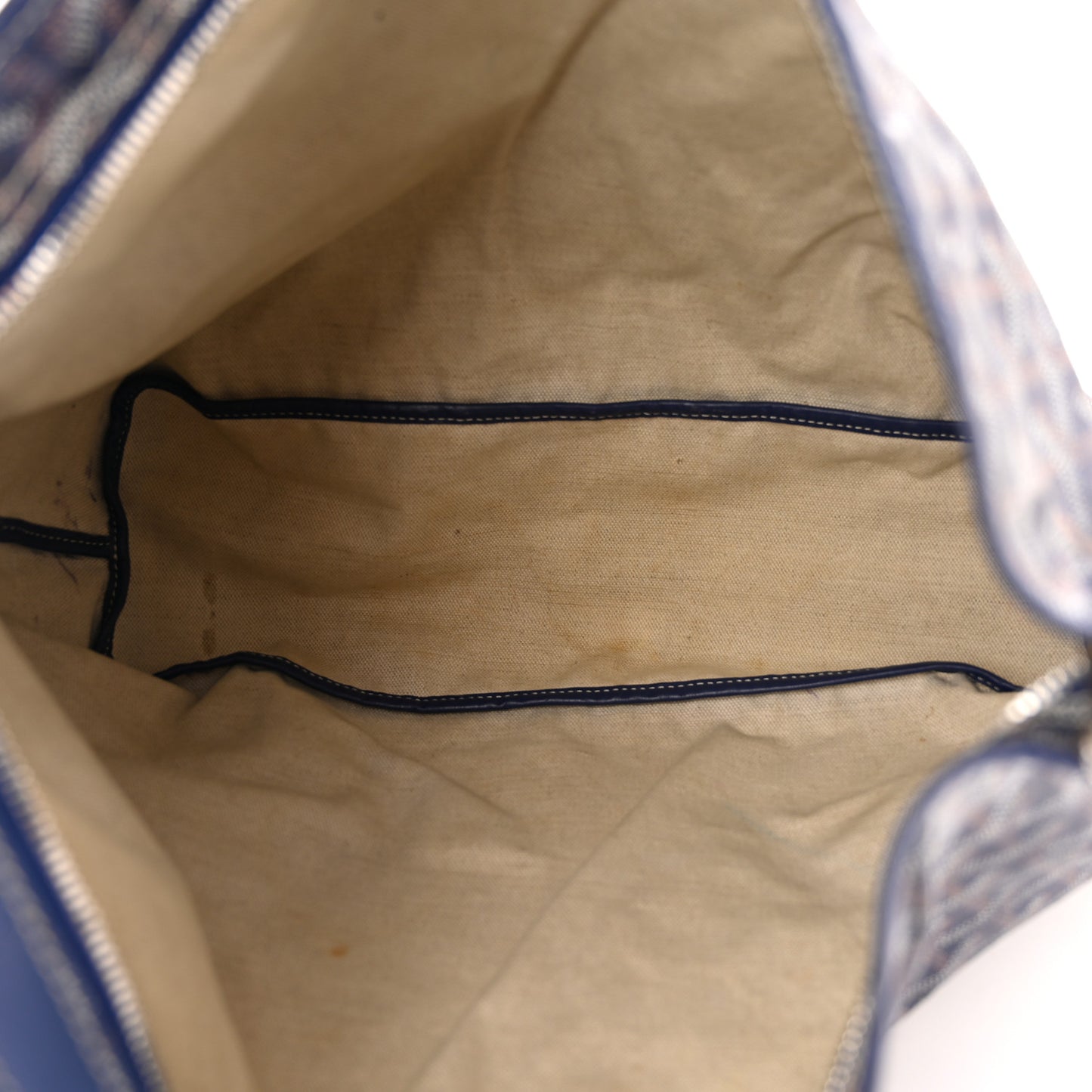 Goyardine Fidji Zip Hobo Navy