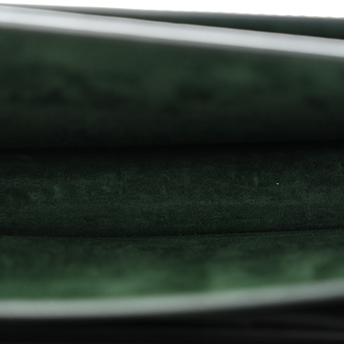 Saint Laurent Calfskin Medium Monogram Sunset New Vert Fonce 5 of 13