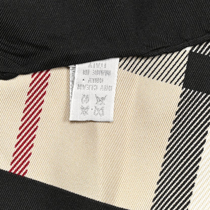 Burberry Silk House Check Square Scarf Beige Black 3 of 6