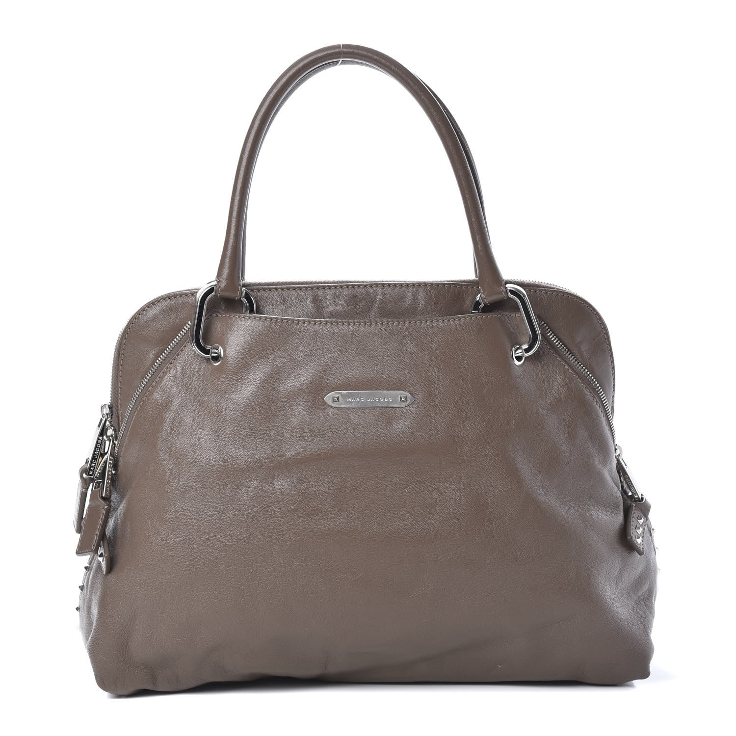Marc Jacobs Lambskin Paradise Rio Satchel Grey 1 of 10