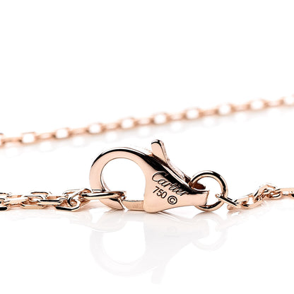 Cartier 18K Pink Yellow White Gold Trinity Heart Bracelet 4 of 6