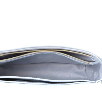Louis Vuitton Calfskin Bubblegram Wallet On Strap Ice Blue 5 of 11