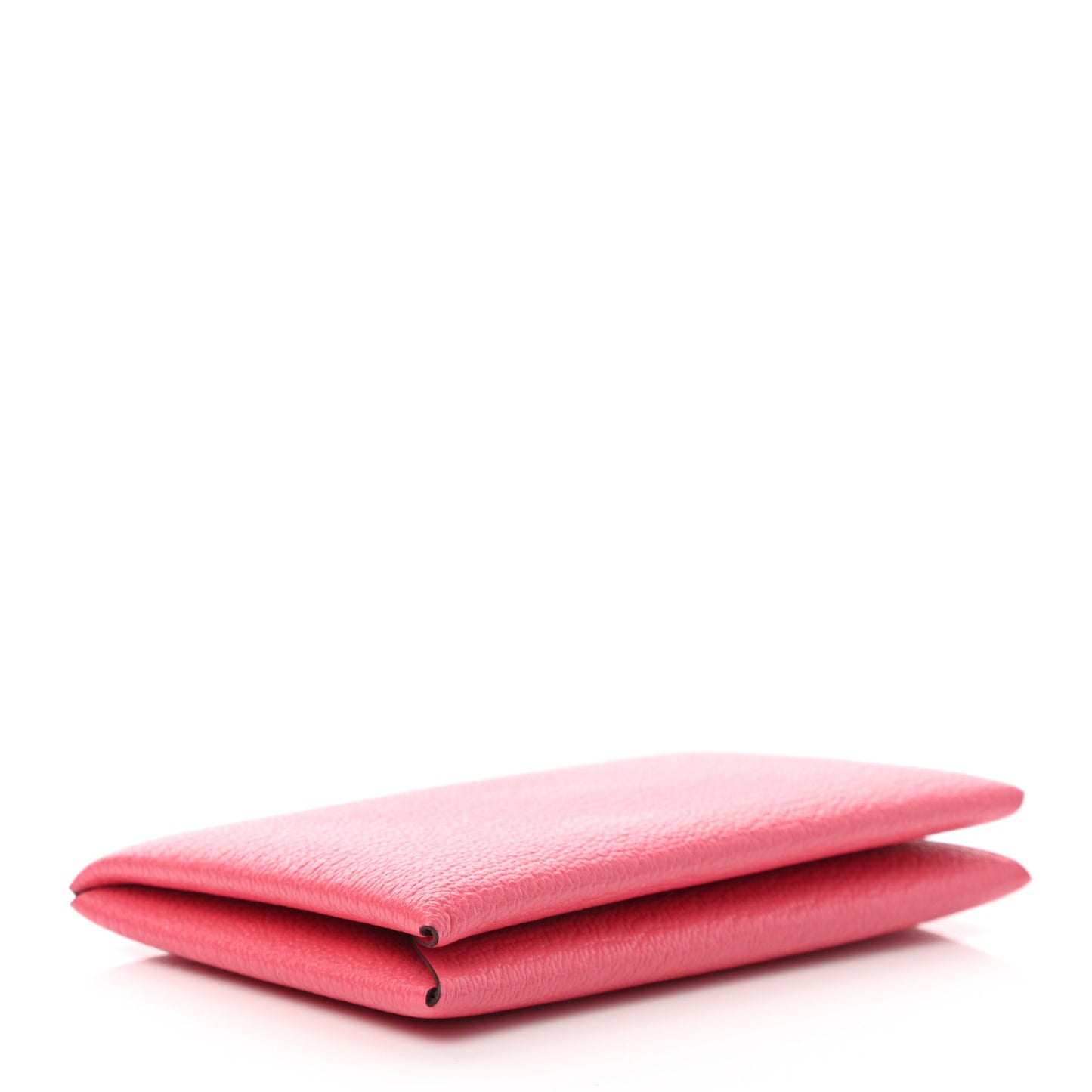 Chevre Mysore Calvi Card Case Rose Lipstick