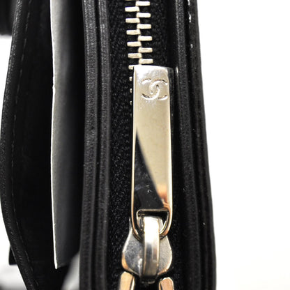 Chanel Patent Compact Zip Wallet Black 9 of 11
