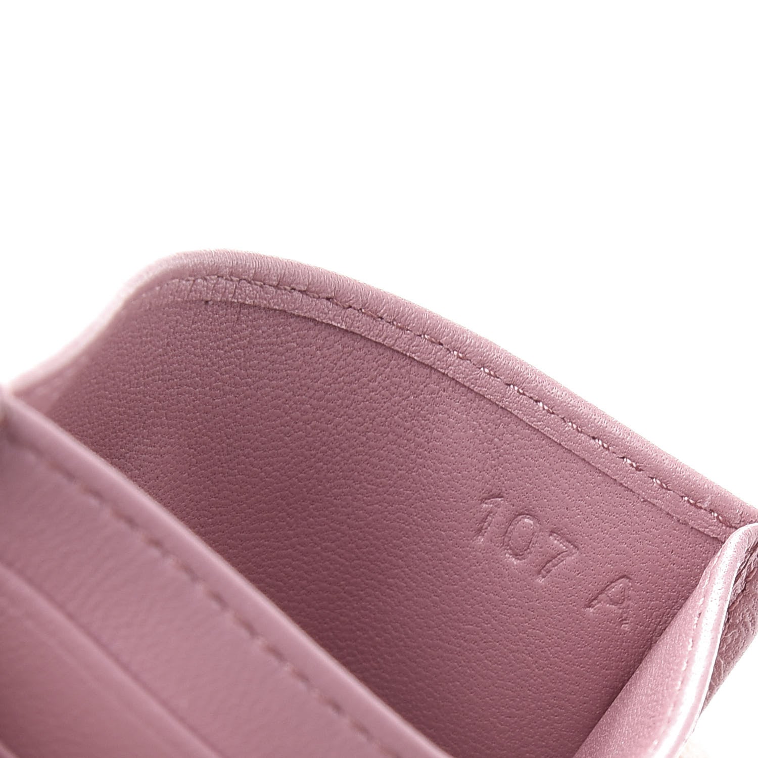 Prada Nappa Impunture Logo Card Holder Petalo 9 of 10