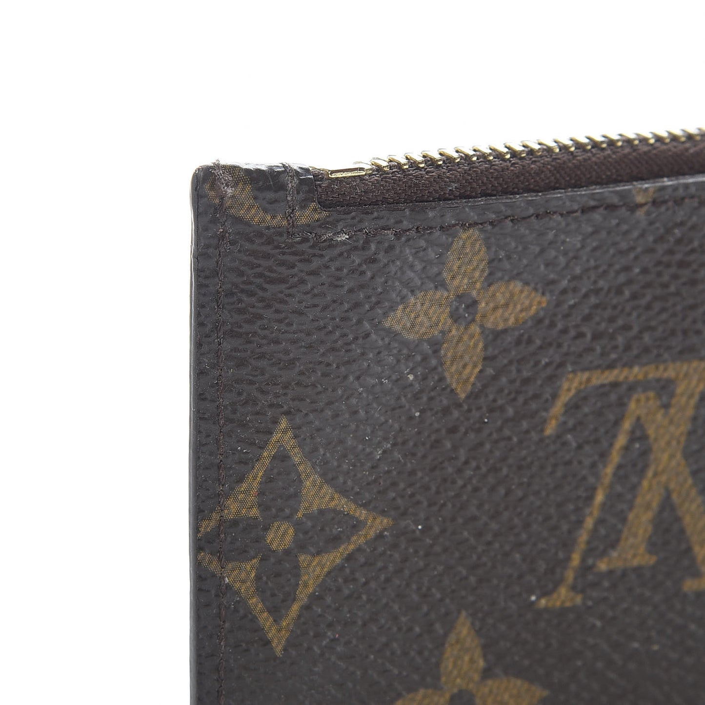 Monogram Josephine Wallet Zippered Insert Red