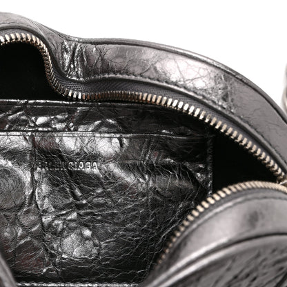 Balenciaga Metallic Agneau Arena Mini Le Cagole Heart Bag Silver 6 of 10