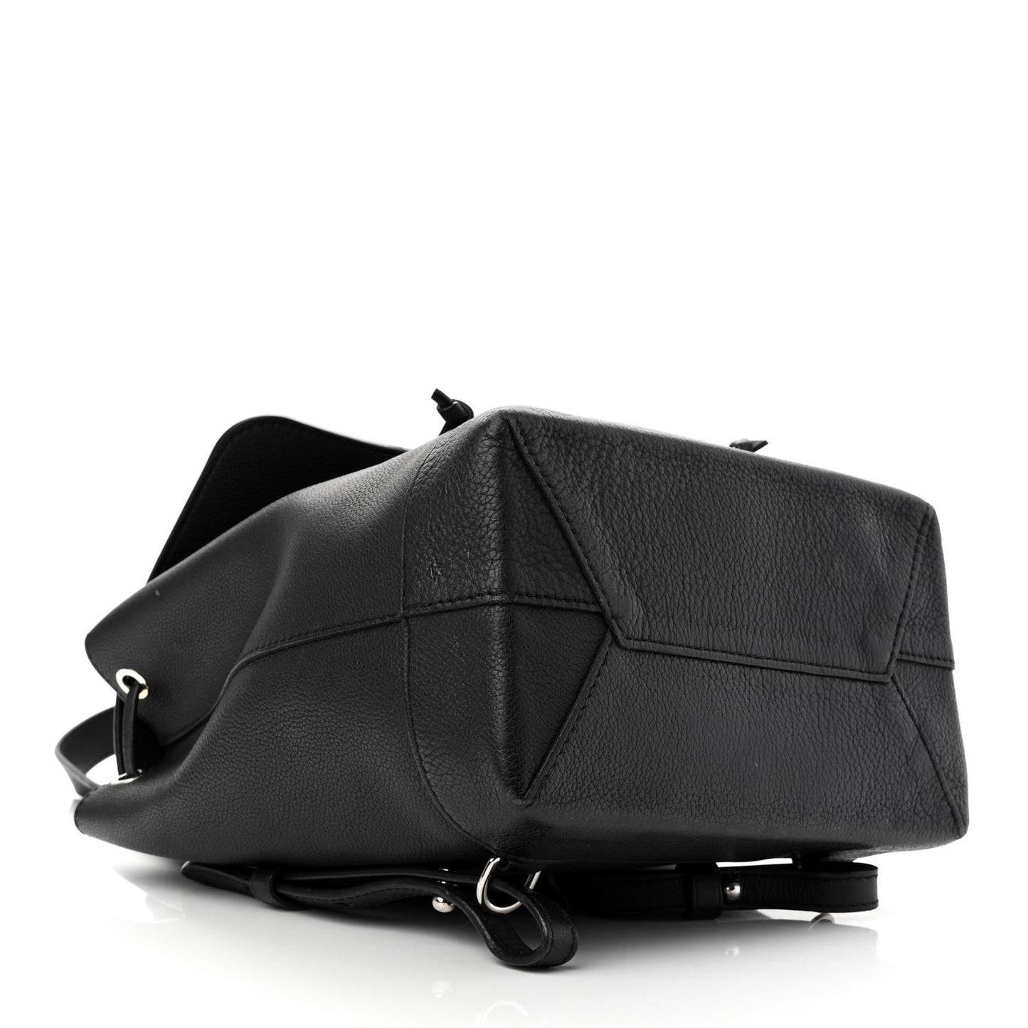 Calfskin Lockme Backpack Black