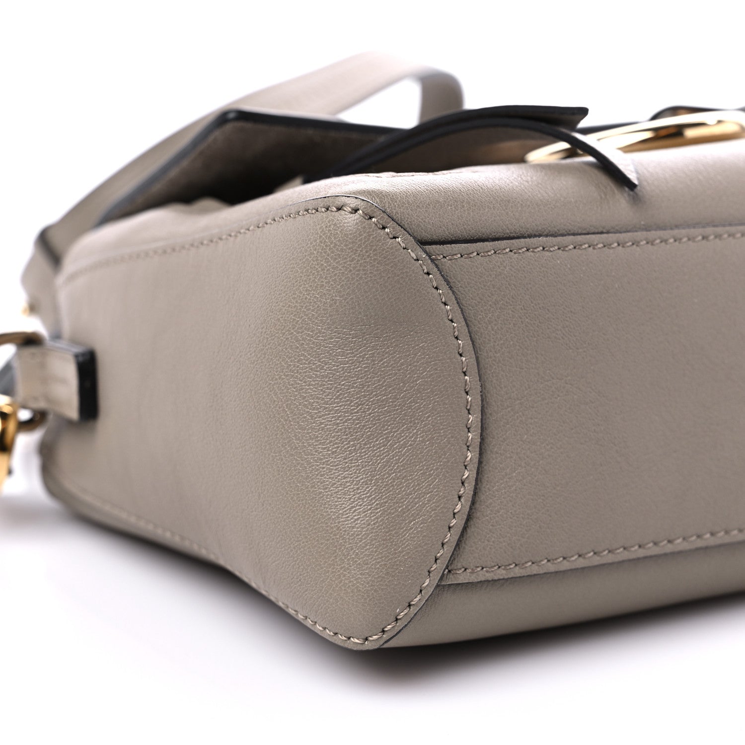 Chloe Calfskin Mini Faye Day Shoulder Bag Motty Grey 8 of 10