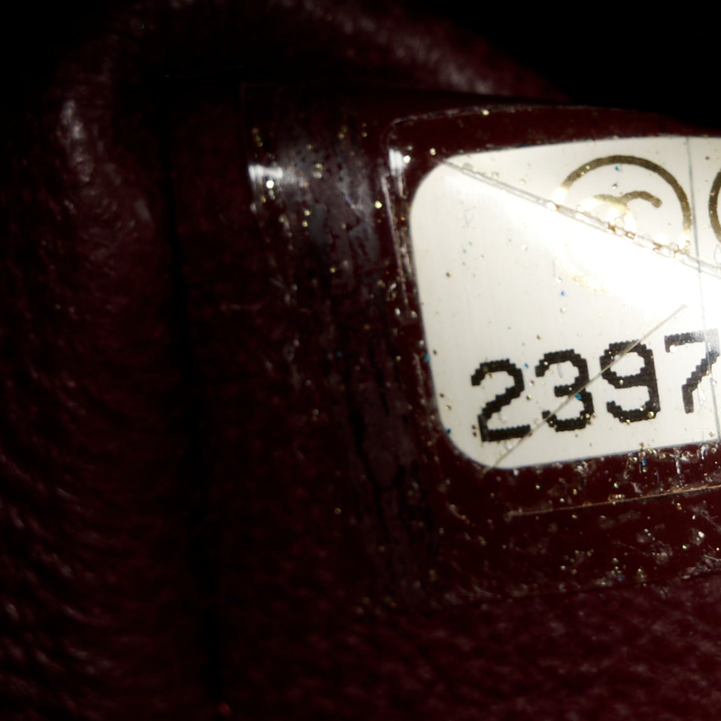 Aged Calfskin Lucky Charms 2.55 Reissue 224 Flap Black