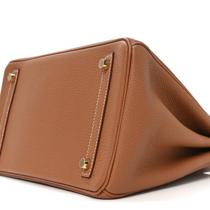 Hermes Togo Birkin 30 Gold 10 of 11