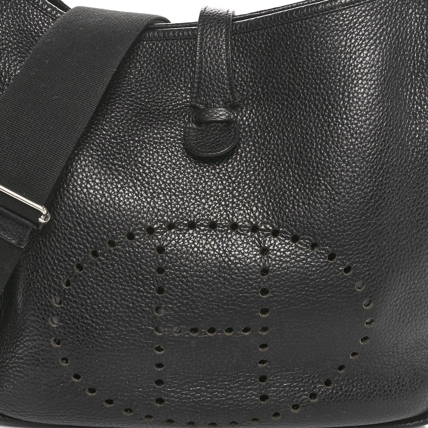 Hermes Taurillon Clemence Evelyne III GM Black 8 of 12