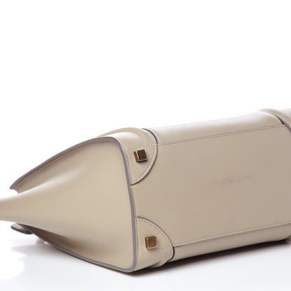 Celine Smooth Calfskin Interstice Micro Luggage Quartz 9 of 12