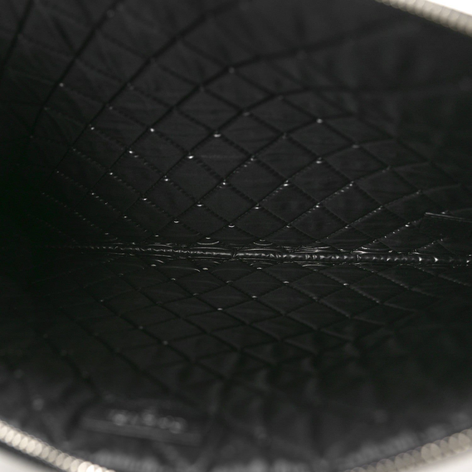 Chanel Caviar Studded Medium Deauville Pouch Black 5 of 8