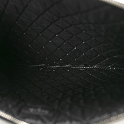 Chanel Caviar Studded Medium Deauville Pouch Black 5 of 8