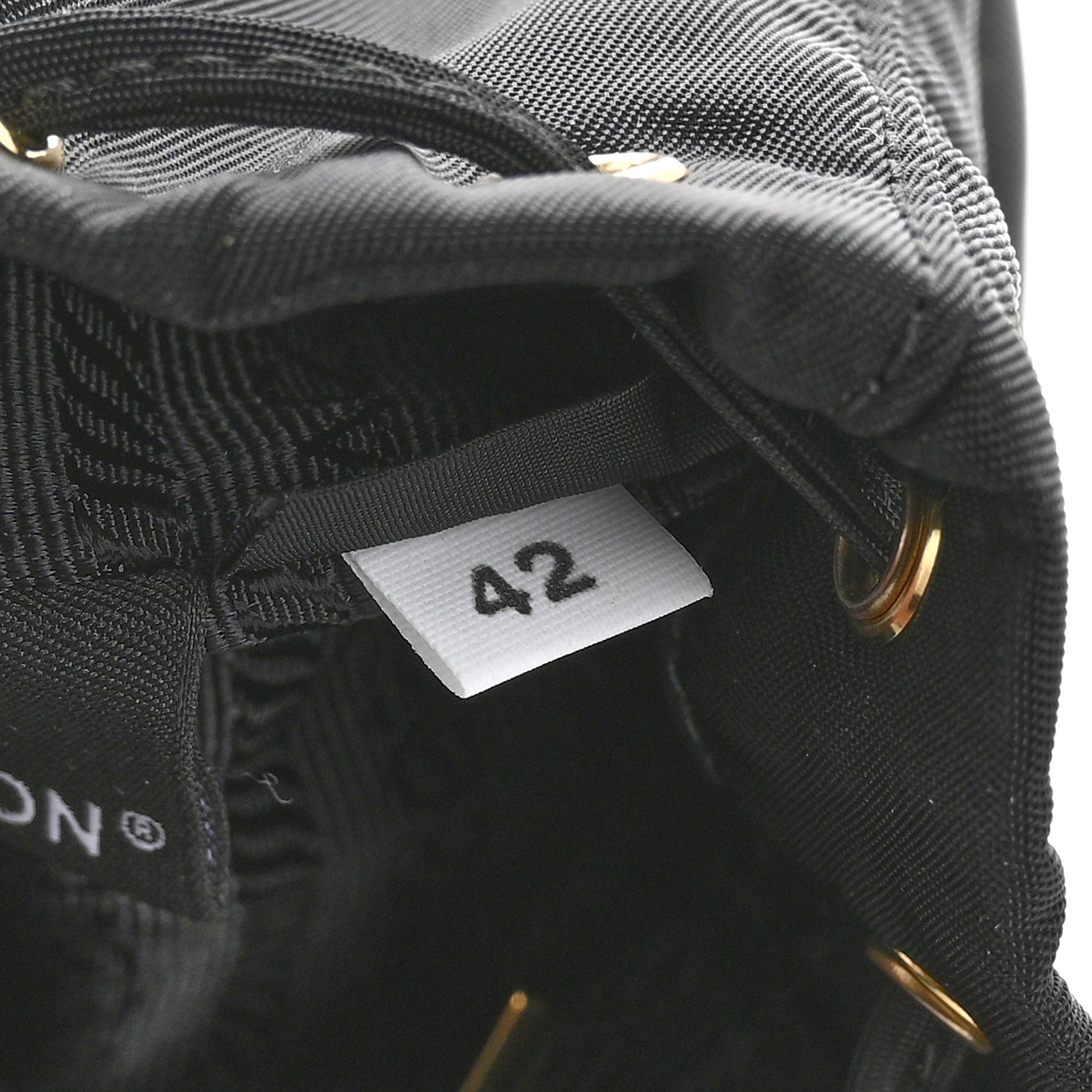 Prada Re-Nylon Mini Icon Keychain Charm Black 6 of 6