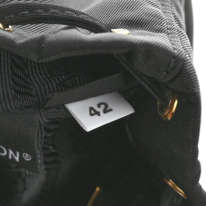 Prada Re-Nylon Mini Icon Keychain Charm Black 6 of 6